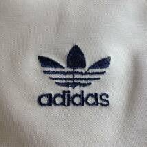 Vintage デサント製★アディダス トリコロール柄★adidas・実寸M★アディダスジャージ★昭和レトロ・トラッド_画像9