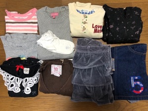  pretty clothes long sleeve shirt * One-piece * sweatshirt * cardigan * Parker * socks etc. GAP*MPS*WORLD BASIC 10 point size 100