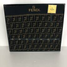 【送料無料】 FENDI/フェンディ/正規品/新品未使用/タオルケット/ズッカ柄 /寝具(0225y)_画像1