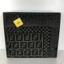 レア【送料無料】 FENDI/フェンディ/正規品/新品未使用/タオルケット/ズッカ柄 /寝具(0228y)_画像1