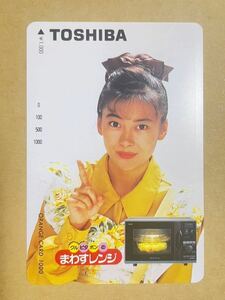未使用 コレクション品 東芝 中山美穂 TOSHIBA オレンジカード オレカ JR東日本 1,000円