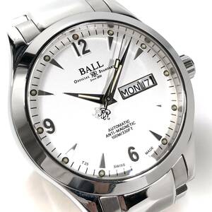 VBALL WATCH NM2026C-S5J-WH инженер Ⅱo высокий o40mm дата мужской самозаводящиеся часы белый циферблат белой серии мяч часы гарантия * с коробкой 