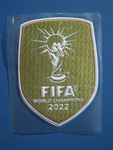 ～小物～ 2022 FIFAワールドカップ x アルゼンチン代表 優勝 ワッペン 1枚_画像1