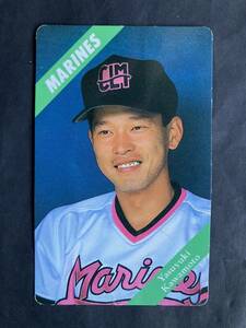  Calbee Professional Baseball card 94 year No.35 river book@.. Lotte 1994 year ② ( for searching ) rare block Short block tent gram gold frame district version 