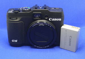 Canon / キャノン【 PowerShot G16 】デジタルカメラ (6.1-30.5mm) 動作OK 極上品　!!