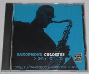 ジャズ歴史的名盤◎87年USA盤『Saxophone Colossus：Sonny Rollins』ジャズ・テナーの巨人ソニー・ロリンズ 1956年モダン・ジャズ極致作品