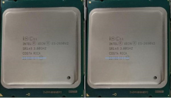 Intel xeon E5-2690v2 2個セット 正規完動品 ＠送料無料｜PayPayフリマ