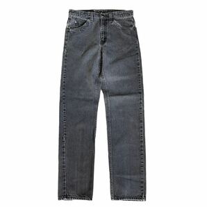 90s Levi's 505 ブラックデニムパンツ W30 L32 ストレート ブラックデニム リーバイス ジーンズ Levis ヴィンテージの画像2