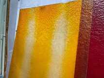 M2289　【希少素材！】カラーアクリル板　3色セット　店舗　ディスプレイ　赤　青　黄　希少素材 工作_画像9
