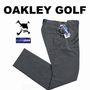 ■【87】春夏 定価14,300円 OAKLEY オークリー GOLF 接触冷感 Skull Origin 3D Tapered パンツ黒■