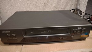 【中古】三菱 MITSUBISHI ビデオカセット レコーダー HV-FZ62 video hi-fi VHS ビデオ デッキ 録画 再生 プレイヤー カセット テープ HV FZ