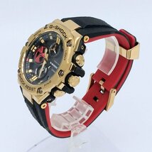 0141♪【１円開始】CASIO カシオ G-SHOCK ジーショック GST-B100RH-1AJR 腕時計 ソーラー式 アナログ 八村塁シグネチャーモデル メンズ_画像3