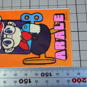 正規品 DR.SLUMP ARALE ステッカー ES A-5 当時物 です(175×60mm) Dr.スランプ アラレちゃん 鳥山明 集英社 フジTV 東映動画の画像3