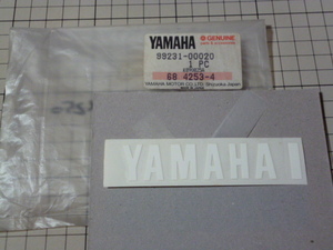 純正品 YAMAHA ステッカー 当時物 です(品番：99231-00020) ヤマハ FZR1000 FZ750 SRX250 YSR50 ジョグ 等に