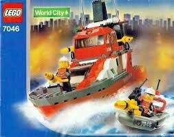 LEGO レゴ　7046 街シリーズ　レスキュークルーザー　消防船