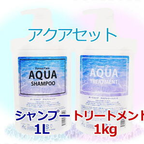 アクアシャンプー1L＆アクアトリートメント1kg 地肌スッキリ 髪しっとり Porous Care ほのかなラベンダーの香り ヘアサロン専売品