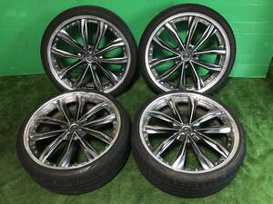 WEDS KRANZE GRABEN クレンツェ グラベン 22インチ 255/30ZR22 22X9.0 +33 5H/PCD120 タイヤ ホイール 4本 セット。。