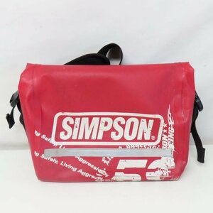 SIMPSON シンプソン ウエストバッグ ポーチ ポシェット バイク 二輪 オートバイ ツーリング