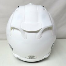 【美品】Arai アライ MZ ジェットヘルメット Lサイズ ホワイト バイク 二輪 オートバイ スクーター 原付 人気_画像7