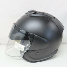 【新品同様】【美品】Arai アライ VZ-Ram PLUS ジェットヘルメット Lサイズ フラットブラック 人気 バイク 二輪 スクーター 原付_画像4