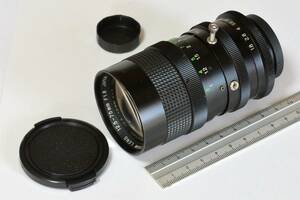 ★ TV ZOOM LENS　12.5-75mm　Macro F1.8　Cマウント ズーム レンズ　2/3”　動作確認　検）AVENIR/アベニール MZCH12575　ニコン１で