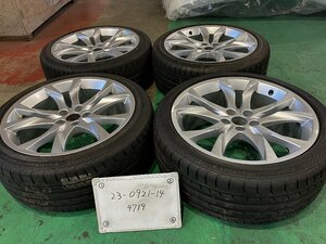 ★T7 プジョー RCZ　純正 19インチ アルミ ホイール　4本　19×8.5J+27 PCD108 5穴 ハブ径65　夏 タイヤ 235/40R19　9673495677★