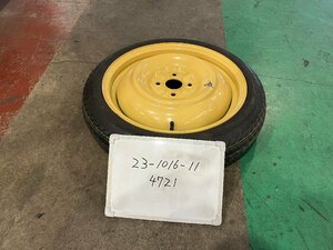 ★NCP91トヨタ ヴィッツ　純正 16インチ スペア ホイール　1本　16×4T PCD100 4穴 ハブ径54　テンパー タイヤ T125/70D16★