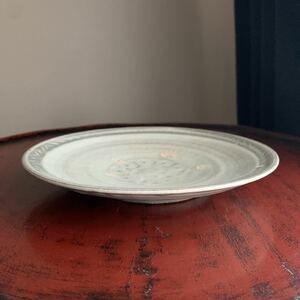  Suzuki большой смычок Mishima 7 размер круг тарелка не использовался товар посуда большие чашечки для сакэ посуда для сакэ Iga . Shigaraki . Karatsu Joseon Dynasty 