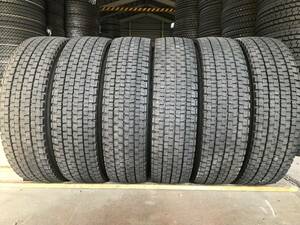 □LWF001□225/80R17.5 123/122L　DUNLOP　SP001【2021年製/SNOW/中型4ｔ用アルミホイール付】6本セット