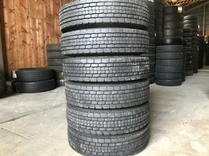 □LWF004□225/80R17.5 123/122L　DUNLOP　SP680【2021年製/SNOW/ホイール付】6本セット