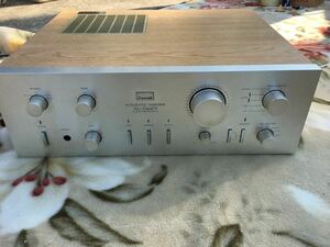  high class SANSUI Sansui AU-D607F stereo pre-main amplifier audio equipment name machine amplifier silver case amplifier that time thing present condition selling out *