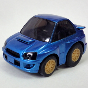 チョロQ 「インプレッサ WRX」 No.67　 涙目 ブルー GD GDB GDA スバル SUBARU Impreza STI CHORO-Q