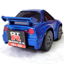 チョロQ 「スカイライン GT-R R34」 No.50　ブルー Skyline BNR34 nissan ニッサン CHORO-Q_画像2