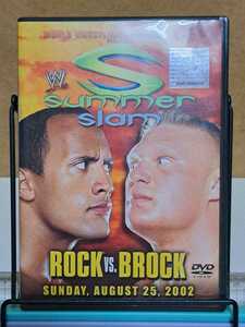 サマースラム 2002 # ザ・ロック ブロック・レスナー ショーン・マイケルズ トリプルH 他 WWE / WWF / プロレス セル版 中古 DVD