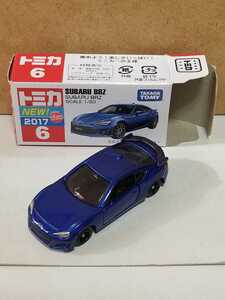 6 スバル SUBARU BRZ 2017 新車シール TAKARA TOMY ロゴ ベトナム製 開封品 トミカ ミニカー