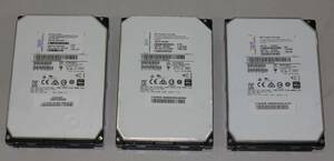 ★IBM System Storage HGST SAS 8TB 12 Gb/s HDD 3.5インチ 7200RPM 　★中古動作品★（3台セット合計 24TB）