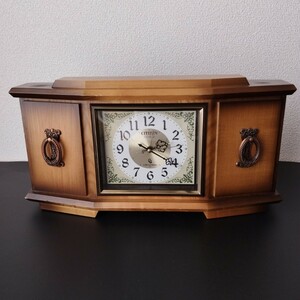 置時計 CITIZEN シチズン 昭和レトロ アンティーク 木製 雑貨 アナログ時計
