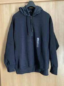 &lt;&lt; быстрое решение &gt;&gt; Uniqlo с неиспользованным тегом + J Collaboration Dry Rice Wet Half Zip Perca Navy m