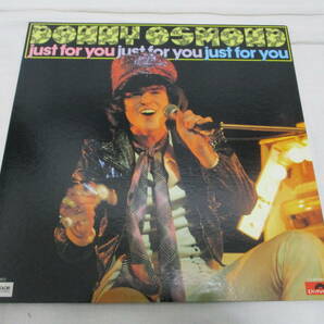 Donny Osmond - Just For You オズモンド・ブラザーズ ダニー・オズモンド 国内盤 2LP 1976年プレスの画像1