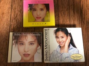 松田聖子　CD ベスト盤　Bible BibleⅢ Seiko monument Seiko Matsuda