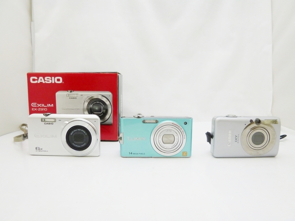 ヤフオク! - 現状品 デジカメまとめ OLYMPUS カシオ CASIO...