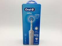 #5833 新品未開封 Oral-B すみずみクリーン やわらか オーラルB ブラウン braun D100.413.2.WT 電動歯ブラシ_画像1