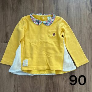 【最終価格】ディズニープーさん　女の子長袖Tシャツ　カットソー　サイズ90 本体綿100%