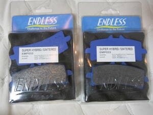 ENDLESS EMP033 レーシングシンタードパッド EMP033 エンドレス ブレーキパッド 未使用2個セット GSX-R600 GSX-R750（11～ GSX-R1000（12～