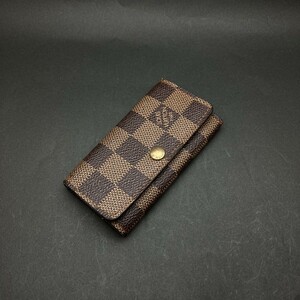 キーケース ダミエ ルイヴィトン LOUIS VUITTON　４連　メモ９