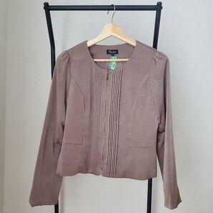 Riccimie NEW YORK ノーカラージャケット