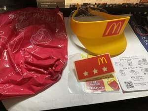 ハッピーセット なりきりマクドナルド2021　クルーサンバイザー マック マクド マクドナルド 