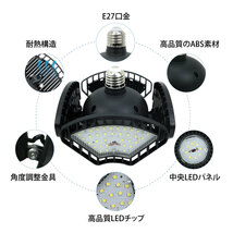 LEDライト 2個セット ガレージライト45w 作業灯 5灯式 ペンダントライト シリングライト スーパールミネ 屋内 140個の_画像5