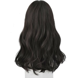  wig long Karl wig net attaching small face exceptionally effective pretty lady's full wig ........ front . semi long glate-si