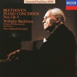 バックハウス ベートーベン　ピアノ協奏曲3番4番　国内盤中古